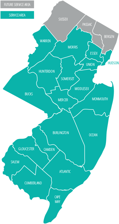 Service Area Map